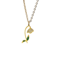 Clair Birth Flower Necklace