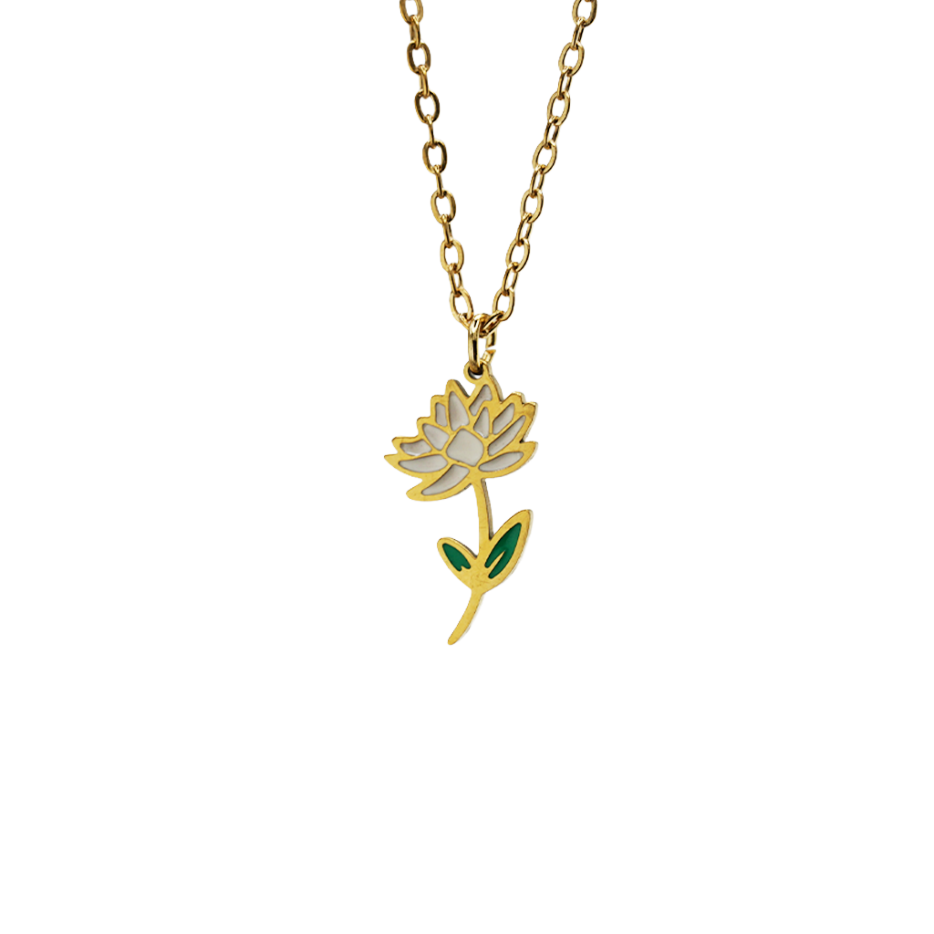 Clair Birth Flower Necklace