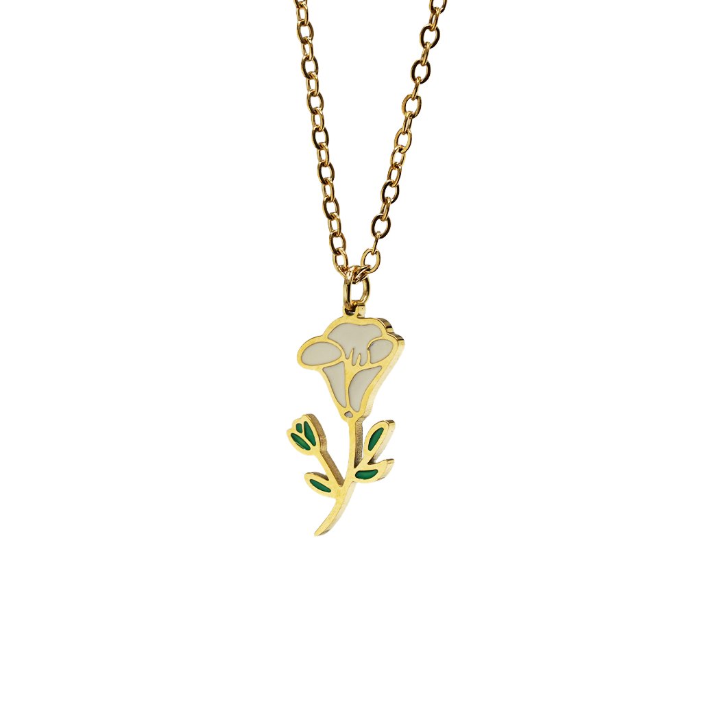 Clair Birth Flower Necklace